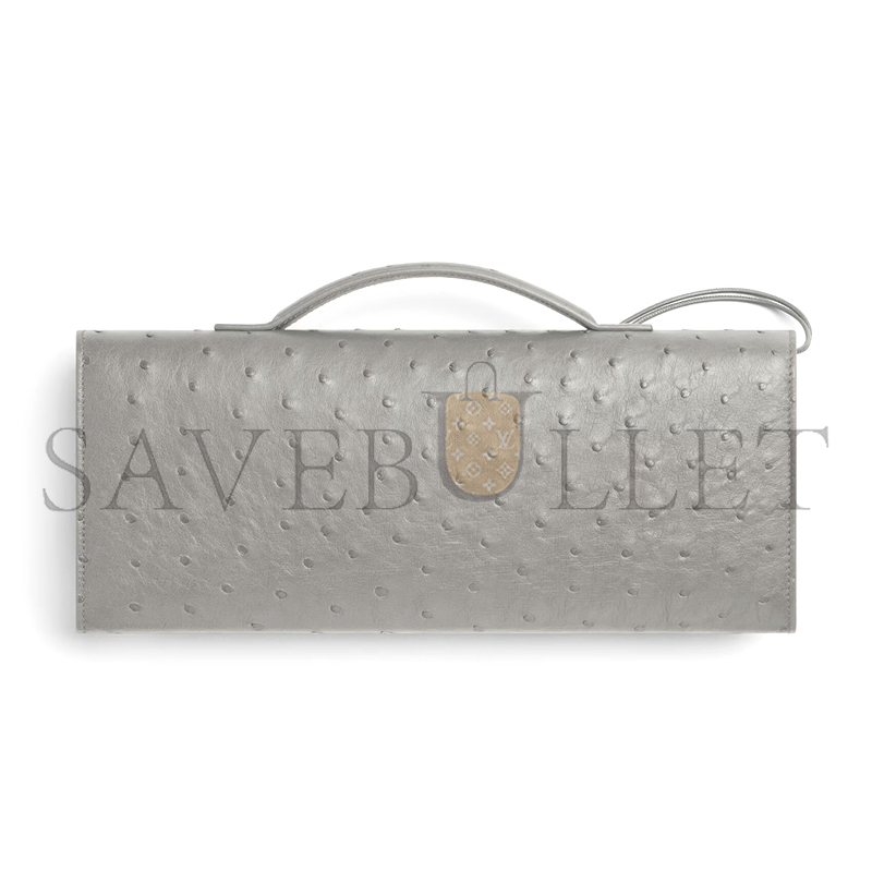 BOTTEGA VENETA ANDIAMO CLUTCH OSTRICH LEATHER 805241V3RQ31504 (31*13*3cm)
